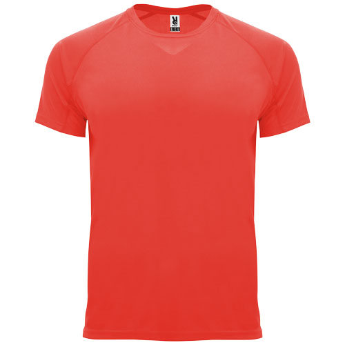 T-shirt sport Homme personnalisé 135gr Bahrain ROLY corail fluo